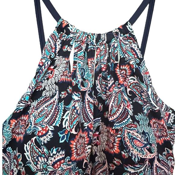 Dreamsuit by Miracle Brand 1 Piece Paisley High Neck Slimming Swimsuit  Size 14 - Picture 5 of 8